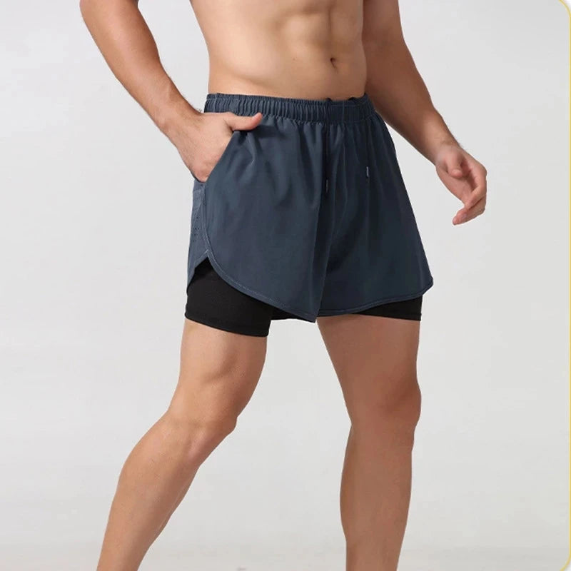 Short Masculino Esportivo Camada Dupla