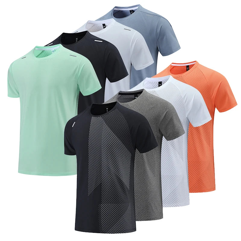 Camiseta Esportiva Masculina De Secagem Rápida