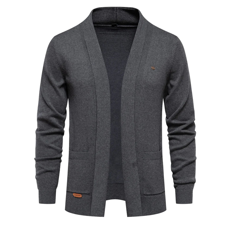 Cardigan De Algodão Luxuoso