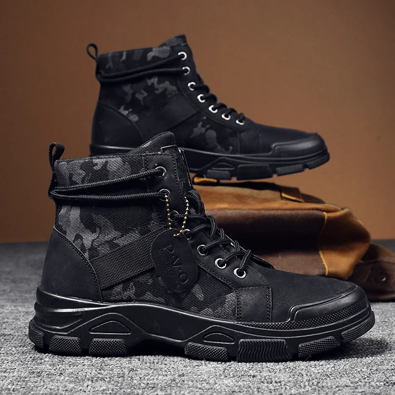 Bota Masculina Militar Camuflagem