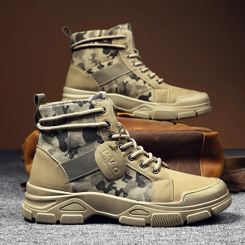 Bota Masculina Militar Camuflagem